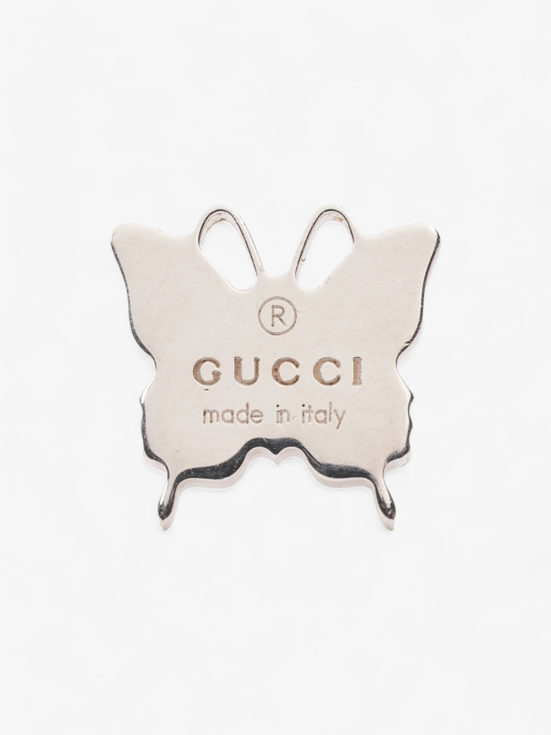 Gucci Butterfly Earrings Silver Silver Sterling