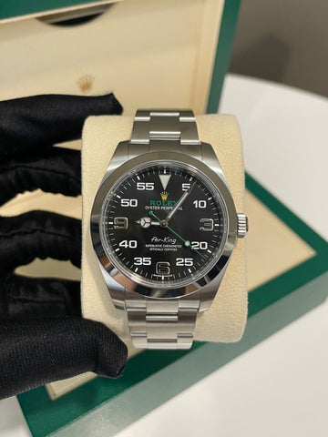 Rolex Airking 40 Black Dial Steel