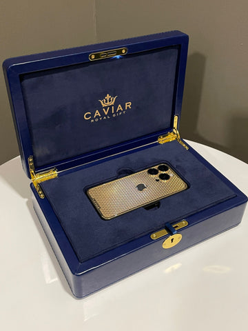 Caviar Royal Gift iPhone 15 Pro 24K Plated Gold