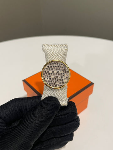 Hermes Equestre Ring Natura Lizard