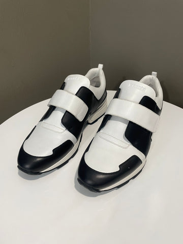 Hermes H Panelled Trainers Black / White Size 43.5
