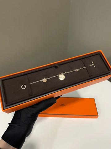 Hermès Ex-Libris Bracelet 18K Rose Gold