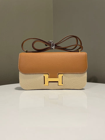Hermes Constance 1- Elan Gold Epsom