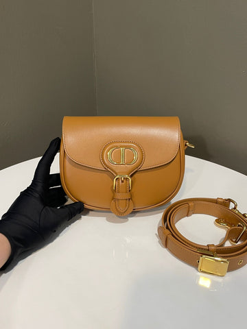Dior Bobby Small Camel Box Calfskin