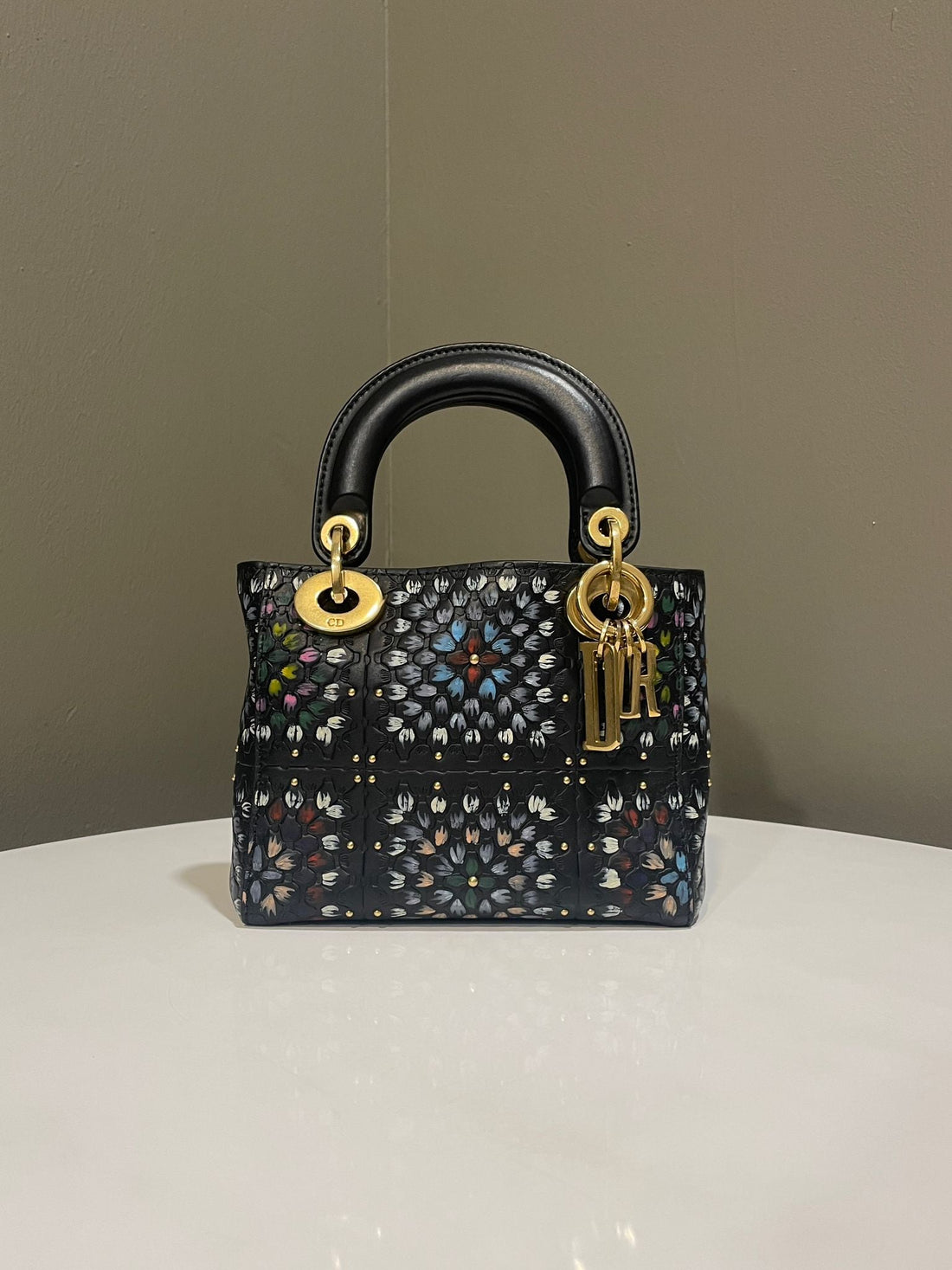 Dior Lady Dior Mini Souple Multi Color