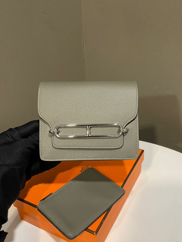 Hermes Roulis Slim Compact Gris Meyer Evercolor