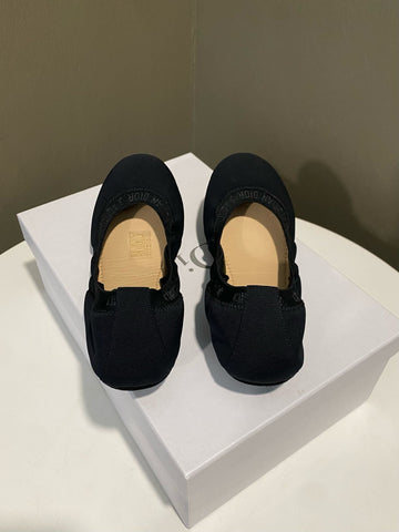 Dior Academy Lace Up Ballerina Black Size 36