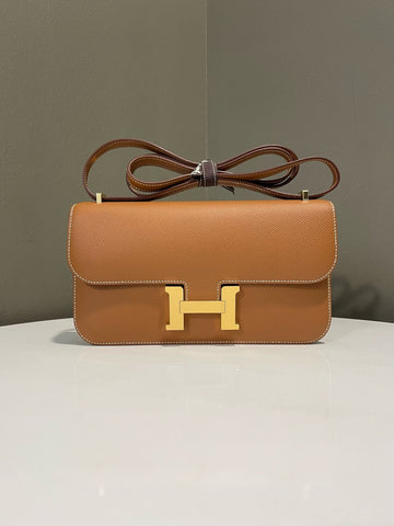 Hermes Constance 1- Elan Gold Epsom