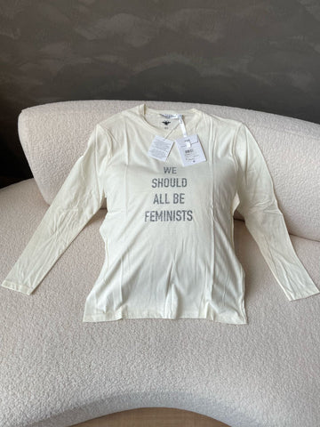 Dior Long Sleeve T Shirt Off White