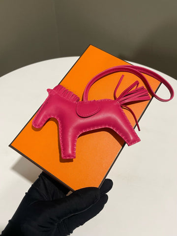 Hermes Rodeo Charm Rose Mexico