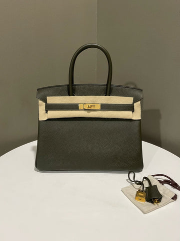 Hermes Birkin 30 Vert Gris Togo