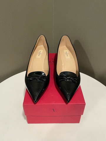 Valentino Garavani Heels Black / Patent Size 40.5