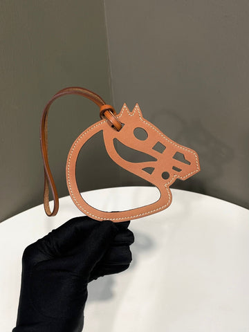 Hermes Paddock Cheval Horse Bag Charm Barenia