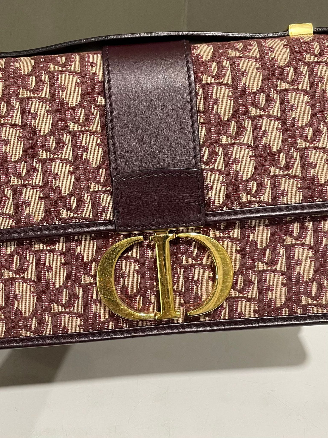 Dior Montaigne 30 Red Oblique