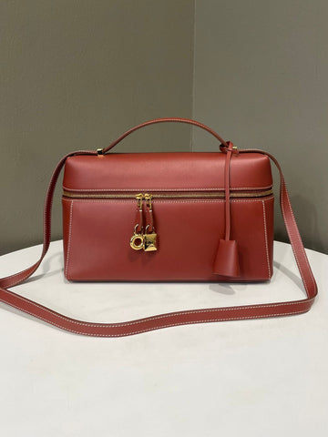 Loro Piana Extra Bag L27 Deep Kummel Smooth Calfskin