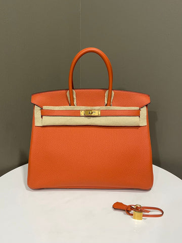 Hermes Birkin 35 Orange Togo