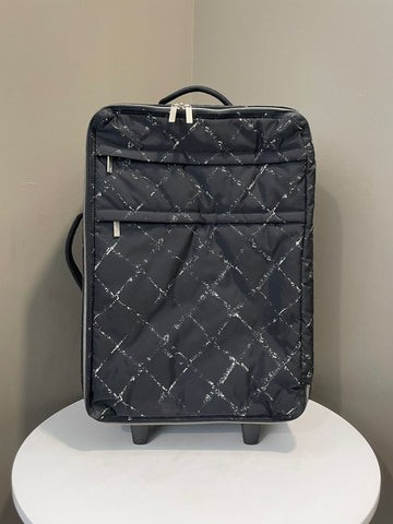 Chanel   Suitcase Luggage Black Nylon
