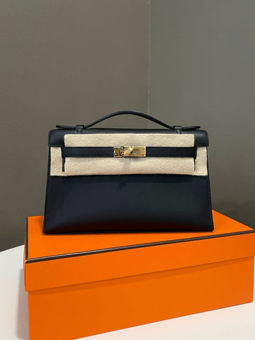 Hermes Kelly Pochette Black Noir