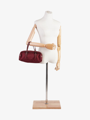 Fendi   Zucchino Red Canvas
