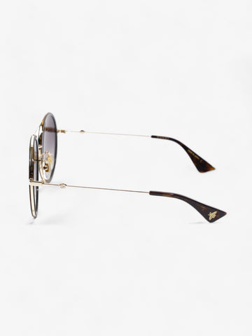 Gucci Round Sunglasses Red / Green Acetate 56mm
