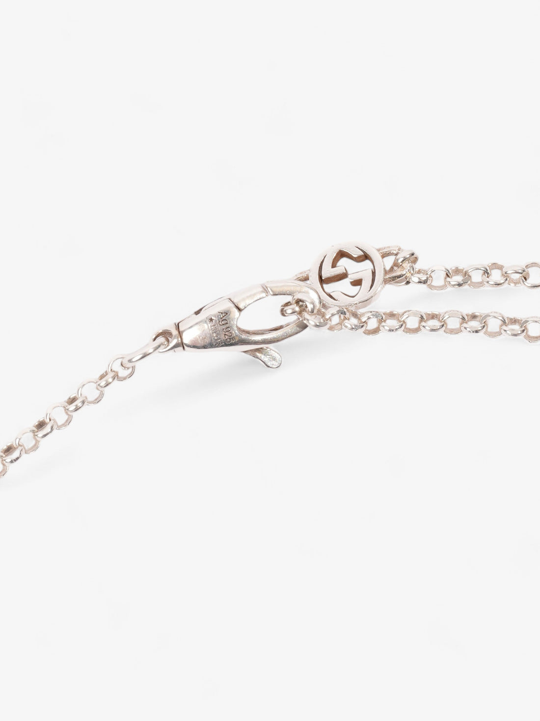Gucci GG Necklace Silver Silver Sterling