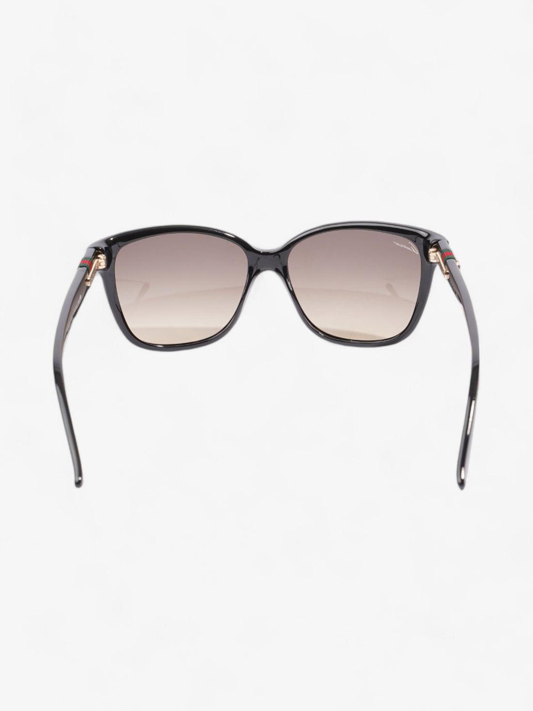 Gucci GG Web Sunglasses Black / Red / Green Acetate 135mm