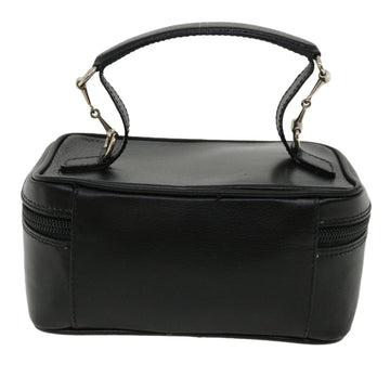 GUCCI Vanity Cosmetic Pouch Leather Black 032 270 0141  ac1828