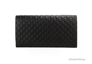 Gucci Microguccissima Monogram Logo Soft Margaux Leather Trifold Wallet
