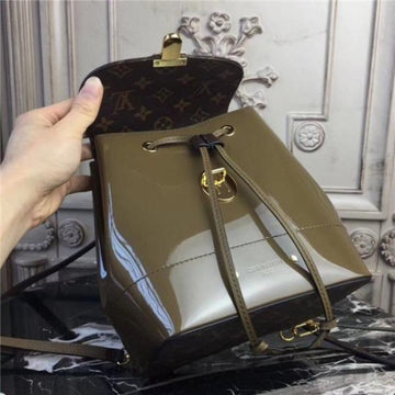 LV Hot Springs Backpack Patent Leather