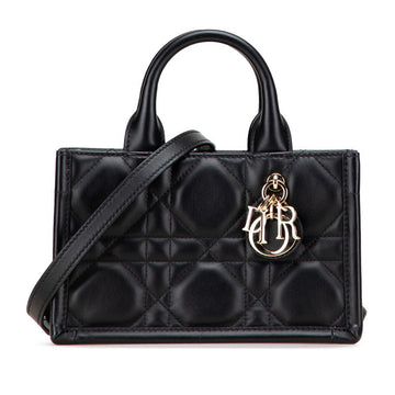 Dior Book Tote Macrocannage Leather 2way Bag