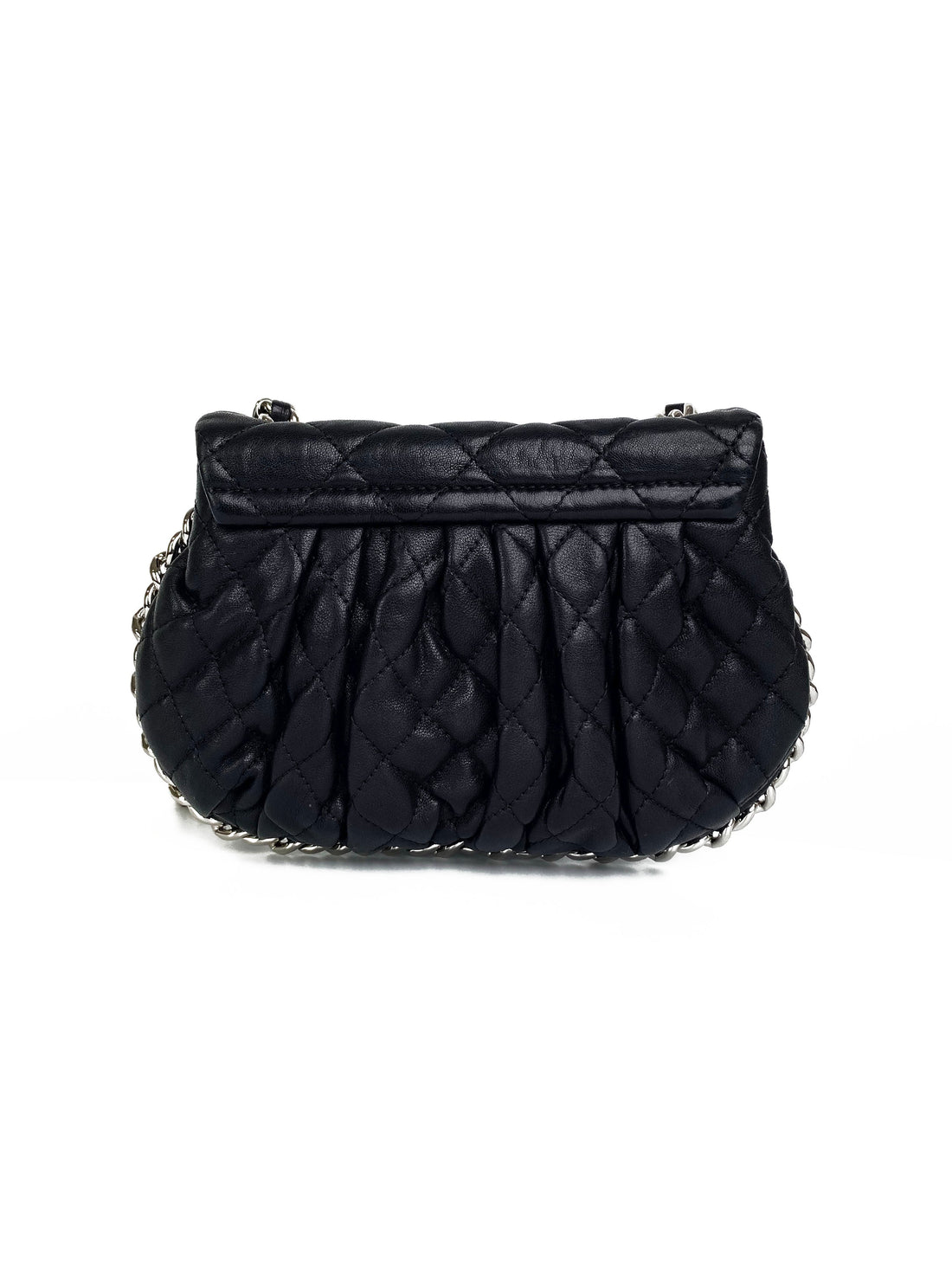 Chanel   Black Chain Around Bag