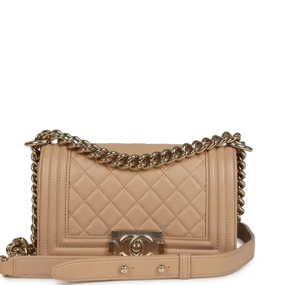 CHANEL MEDIUM CAVIAR LEATHER BOY BAG