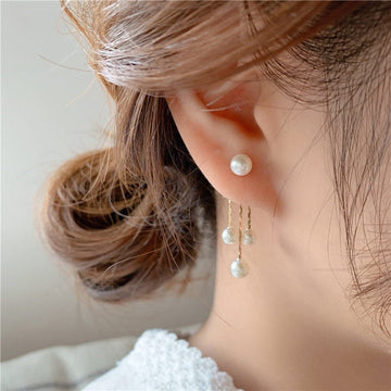 Crystal & Pearl Romance Earrings