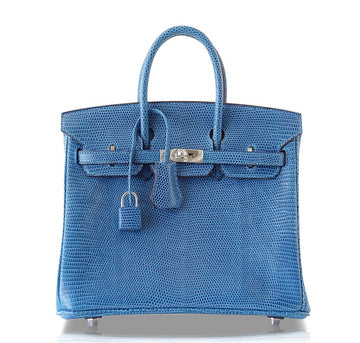 Hermès Birkin 25 Bag Mykonos Lizard PHW