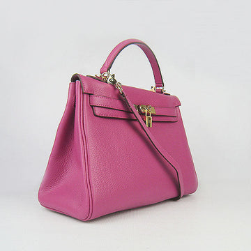 Hermes Kelly 32cm Togo Leather Handbag 6108 Peach Golden
