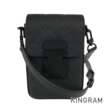 LOUIS VUITTON Taurillon Leather S Lock Vertical Wearable Wallet M81524 Shoulder bag