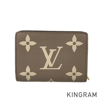 LOUIS VUITTON Monogram Empreinte Bicolor Portefeuille Claire M82370 Bifold wallet