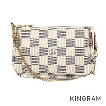 LOUIS VUITTON Damier Azur Mini Pochette Accessoires N58010 Pouch