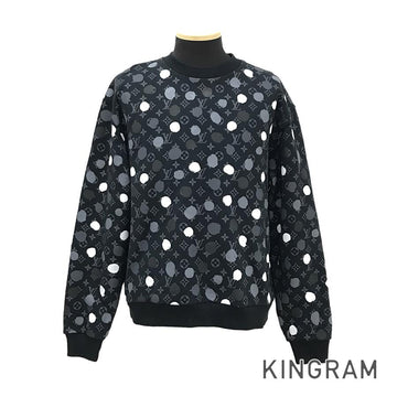 LOUIS VUITTON Yayoi Kusama LVxYK Painted Dot Crew Neck Men's Sweatshirt trainer
