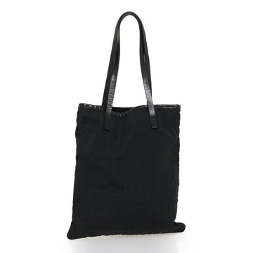 FENDI Zucca Canvas Hand Bag Black Auth am2474g