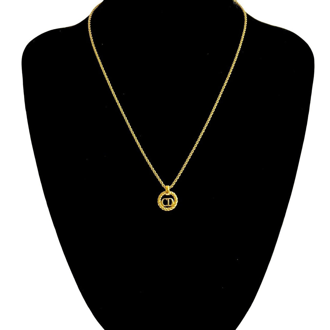 Christian Dior CD Motif Necklace