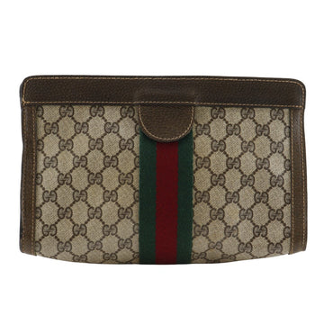 Gucci GG Plus Leather Clutch Bag