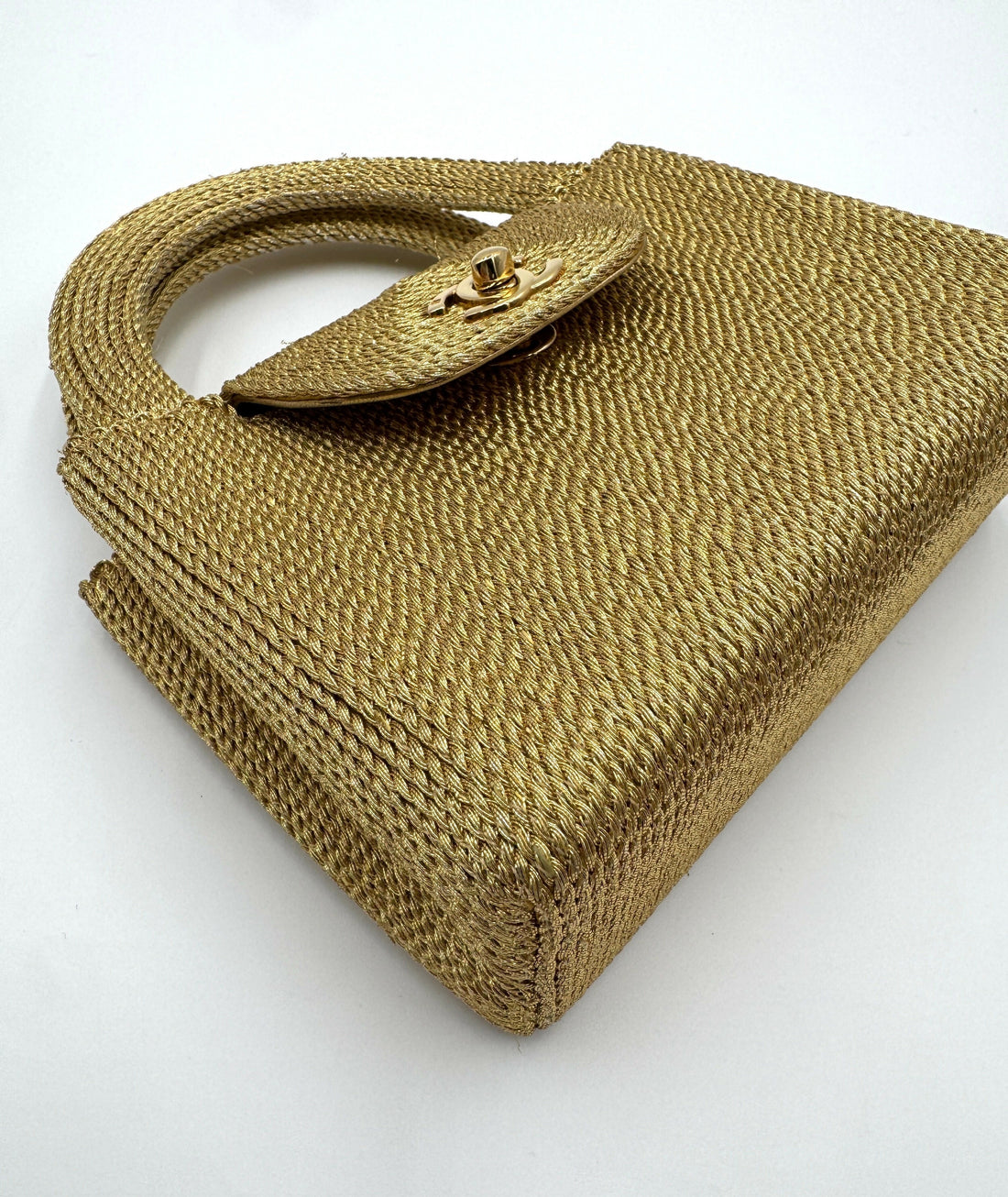 Chanel 1998   Woven Top Handle Bag