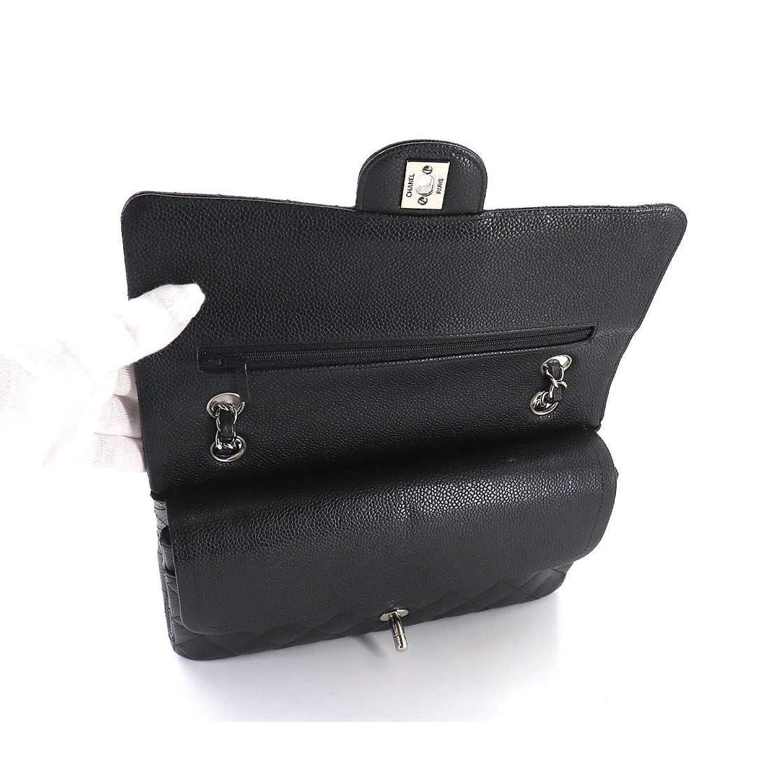 Chanel Classic Black Caviar Bag