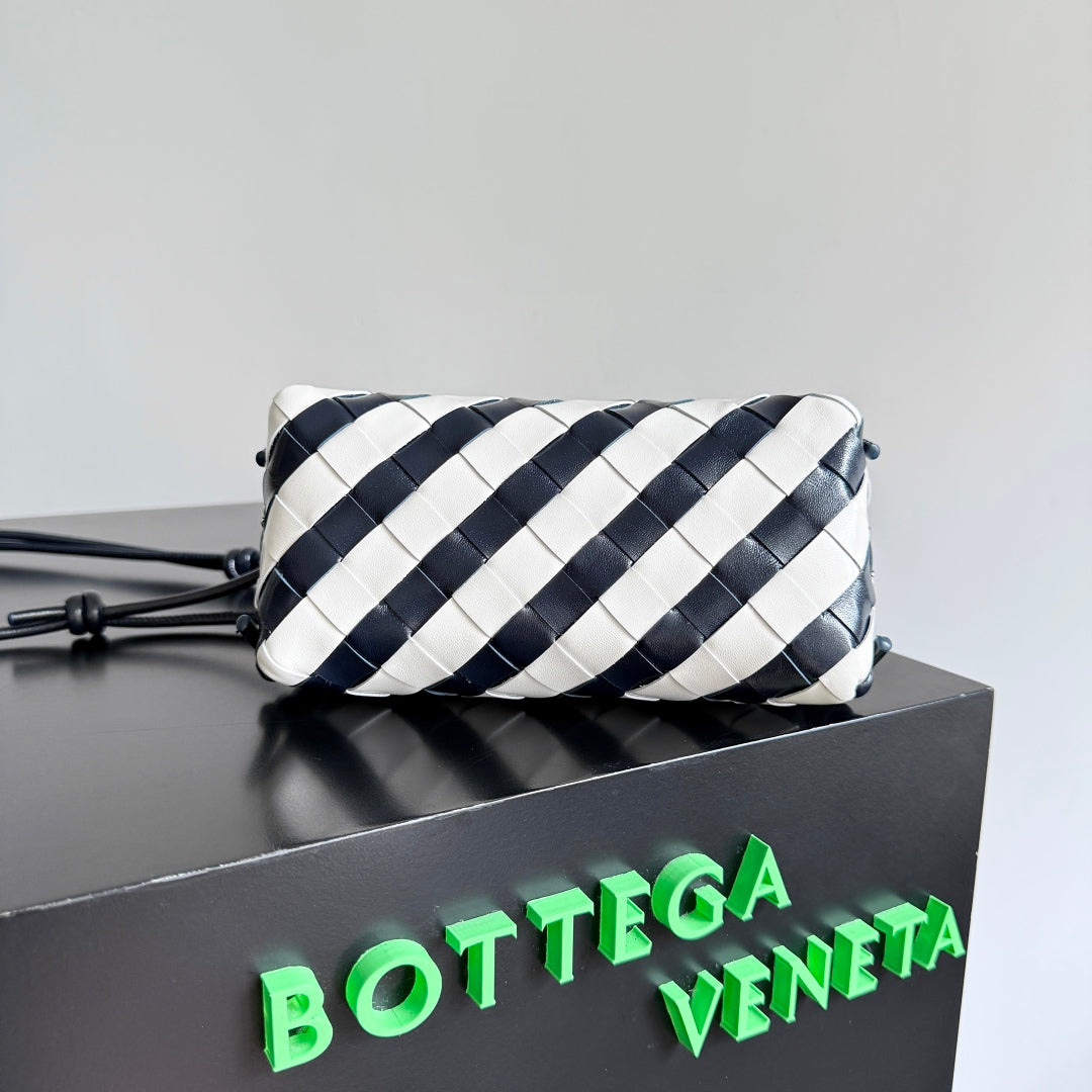 BOTTEGA VENETA 25S CONCERT POUCH 18 IN ZEBRA PATTERN CALFSKIN GOLD HARDWARE House Of Sarah