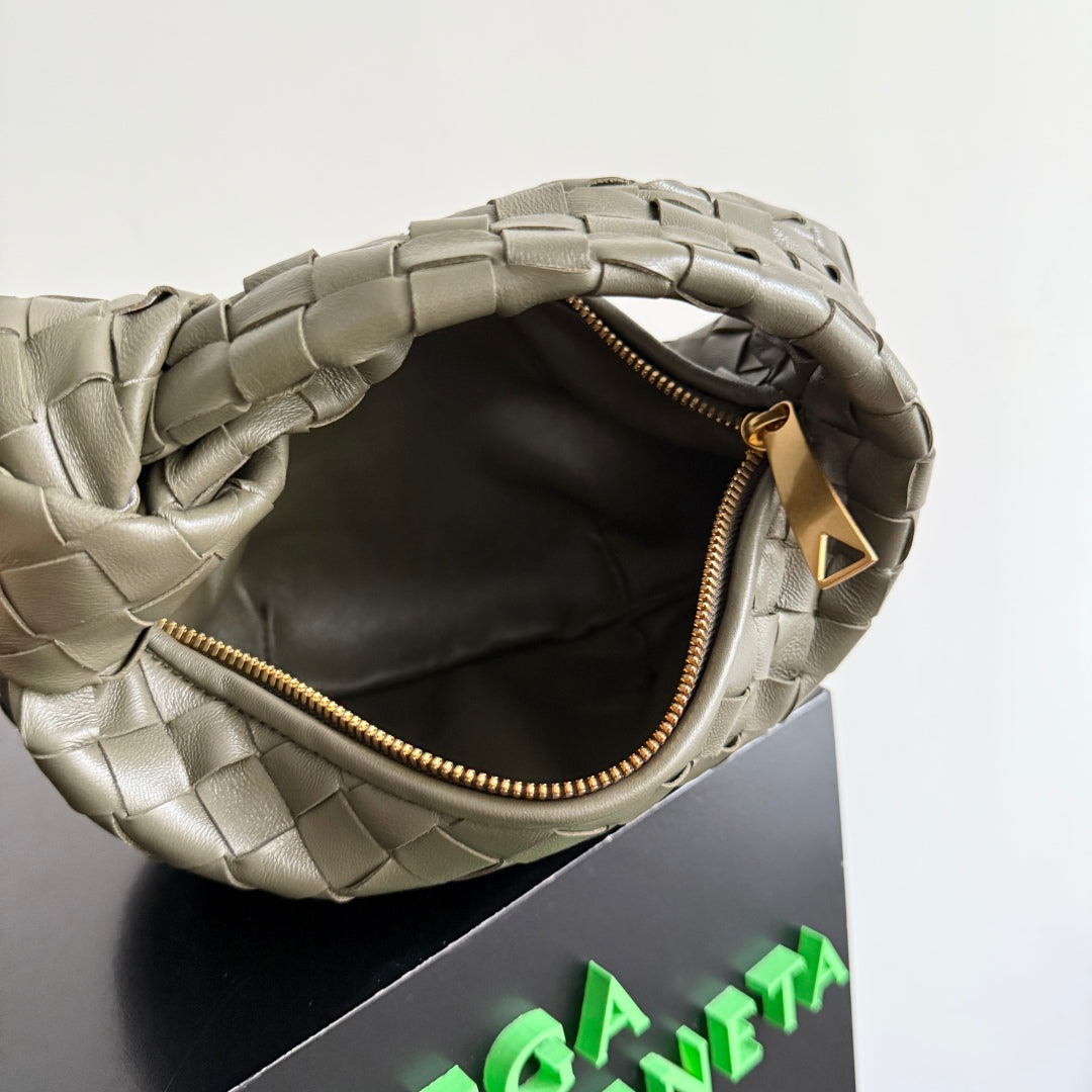 BOTTEGA VENETA 25S MINI JODIE 26 IN OLIVE GREEN CALFSKIN House Of Sarah Bags