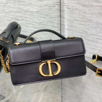 MISS MONTAIGNE MINI BAG IN BLACK SHINY SMOOTH CALFSKIN House Of Sarah