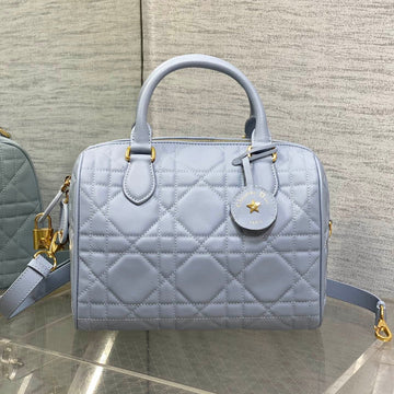 GROOVE 25 BAG IN LIGHT BLUE LAMBSKIN House Of Sarah Bags