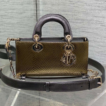 MEDIUM 22 LADY BAG IN GOLD METALLIC LAMBSKIN House Of Sarah Bags