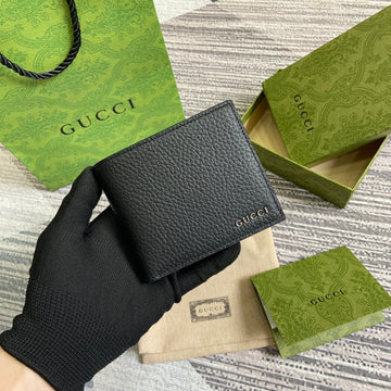 BIFOLD WALLET 11 IN BLACK CALFSKIN House Of Sarah Bags